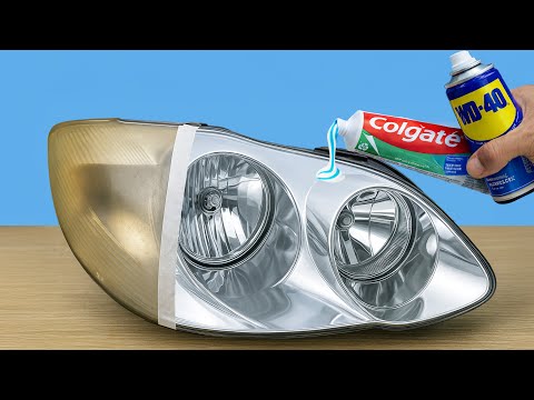 Restore Your Headlights to CRYSTAL CLEAR in 1 Minute – This Crazy Trick Actually Works!
