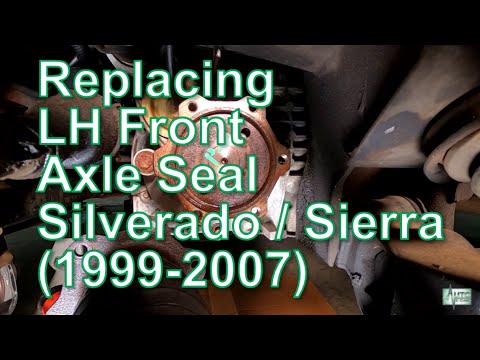 How To Replace A Left Front Axle Shaft Seal (Chevy / GMC)