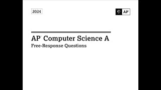 Download the video "2024 AP Computer Science A Exam FRQ Walkthrough Question 4 - GridPath"