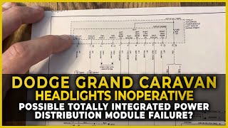 2010 Dodge Grand Caravan headlights inoperative #headlights #electricaldiagram