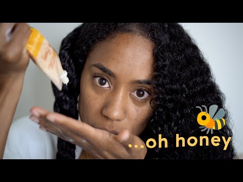 Masking With Cream of Nature Pure Honey MASKS