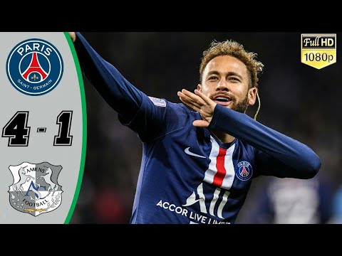 PSG 4-1 Amiens || Ligue 1 19/20 || All Goals & Highlights