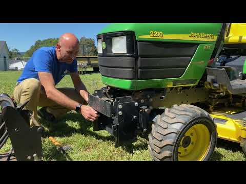 John Deere 2210 with Quick Hitch and Snow Plow