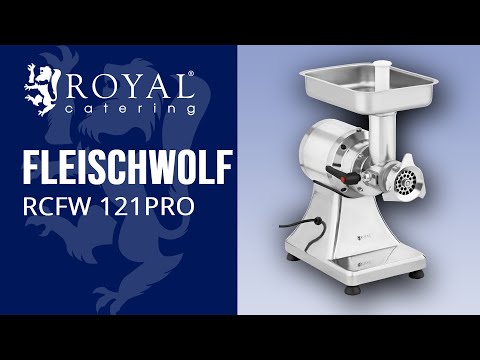 Video - Fleischwolf - 120 kg/h - Royal Catering - 550 W