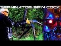 Terminator M1887 shotgun spin cock with live ammun...