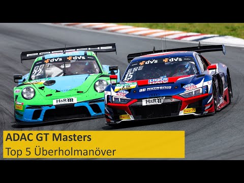 Spektakuläre Duelle: Die Top 5 Überholmanöver der ersten Events | ADAC GT Masters 2022
