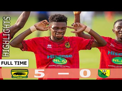FULL TIME: Asante Kotoko 5  - 0 Bibiani Goldstars || GPL || ALL GOALS & EX HIGHLISTS