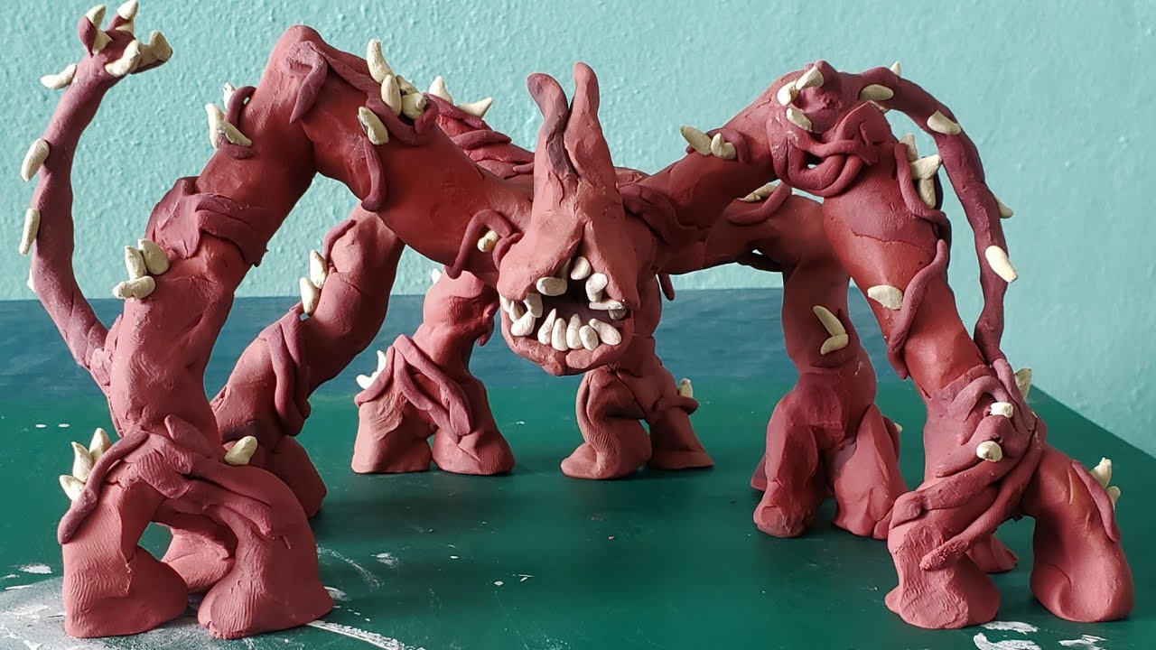 The Mind flayer| stranger things| plastilina 🕷