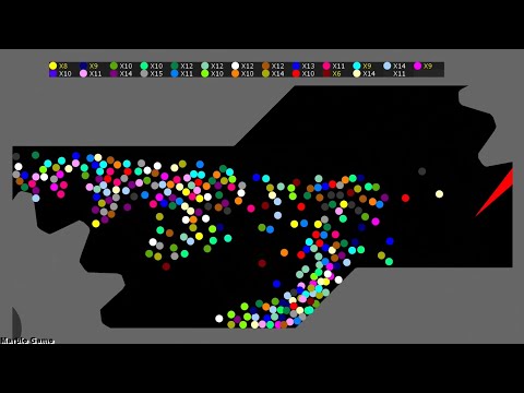 Survival Proliferation 59 - Marble Race in Algodoo