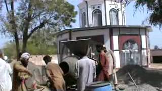 preview picture of video 'work at jamiya masjid ghusia nankana sharif'