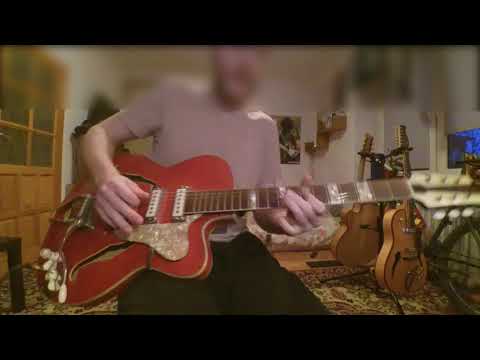 Klira Lady 1960 Red (Vintage German acoustic-electric guitar) image 10