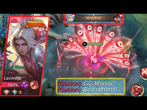 Levimlbb Fasthand Maniac Using Lord Shen Skin!❤️