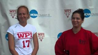 preview picture of video 'WPI Field Hockey 2013 Media Day - Captains Kate Roosa and Liz Dufresne'