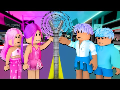 BROOKHAVEN ORTADAN İKİYE BÖLÜNDÜ 🔥 KIZLAR VS ERKEKLER | ROBLOX KÜBRA NİSA