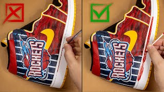 How To Paint Your Midsole Stitching (Try This EASIER Method!)
