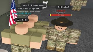 "Yes, Drill Sergeant." - Fort Martin (ROBLOX)