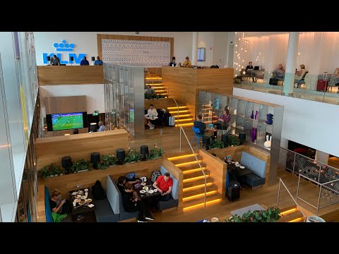 InsideLook: KLM Crown Lounge 52 | Não Schengen | Aeroporto Schiphol de Amsterdã ✈️ 🛏 🍽