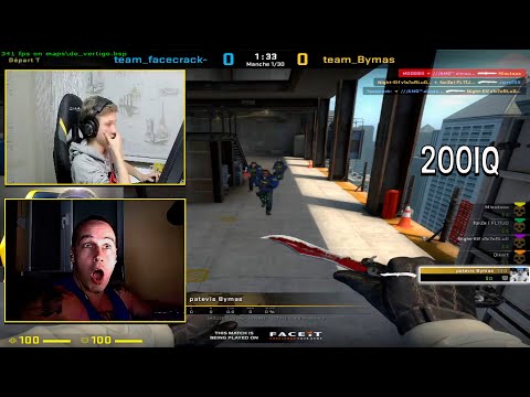 CSGO PROS AND STREAMERS REACT TO BROKY AND BYMAS PLAYS
