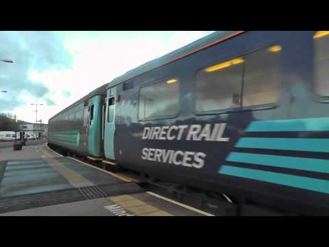 DRS Class 37 No 37423 Thrashes Out of Whitehaven - 2C34 Carlisle to Barrow - 15th January 2016