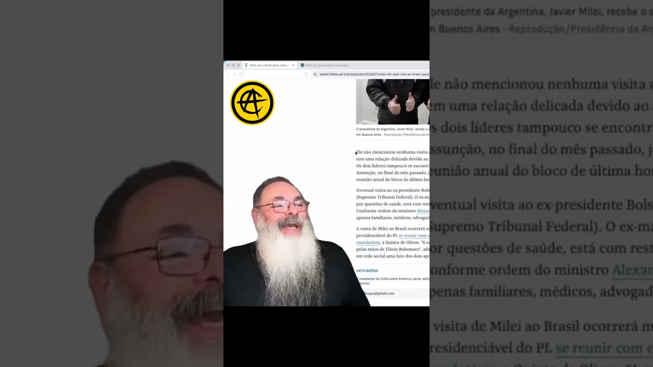 MILEI vem ao BRASIL se ENCONTRAR com FLÁVIO e JAIR BOLSONARO, LULA que se F*DA