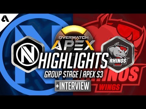 Team EnVyUs vs RG Wings + EFFECT Interview | OGN Overwatch APEX S3 Highlights