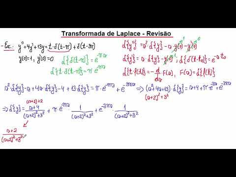 PVI com Transformada de Laplace - Prova UFPE 2019.1