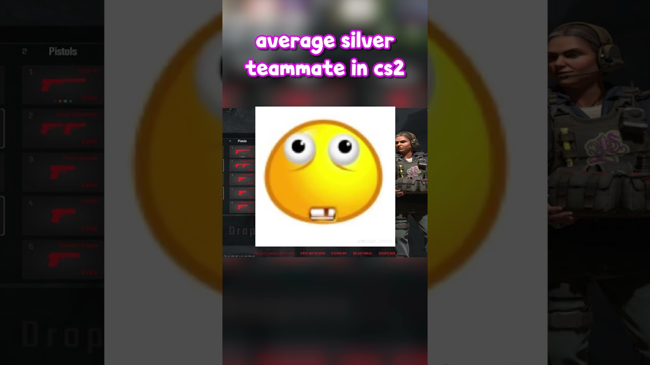 Average Silver Teammate  | Counter-Strike 2 #cs2 #counterstrike #csgo #cs2clips #shorts #cs2moments