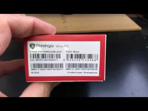 PRESTIGIO WIZE P3 DUAL SIM Unboxing Video – in Stock at www.welectronics.com