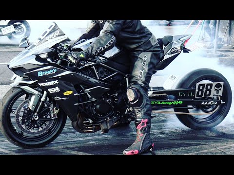 The Punisher - H2 Kawasaki Ninja - drag racing