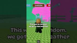 New Acid Rain Weather❗️| Grow A Garden #growagarden #roblox  #gaming #shorts #fyp