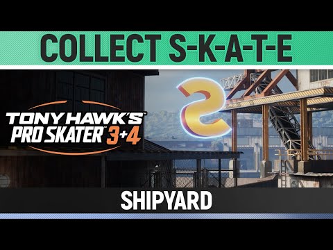 Tony Hawk's Pro Skater 3+4 - Shipyard - Collect S-K-A-T-E