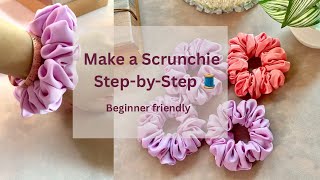 How to Make a Scrunchie | Easy DIY Scrunchie Tutorial for Beginners