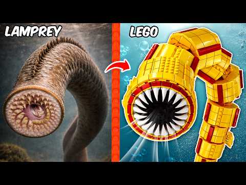 LEGO Animal: Building the LAMPREY FISH! | AM Bricks Galaxy