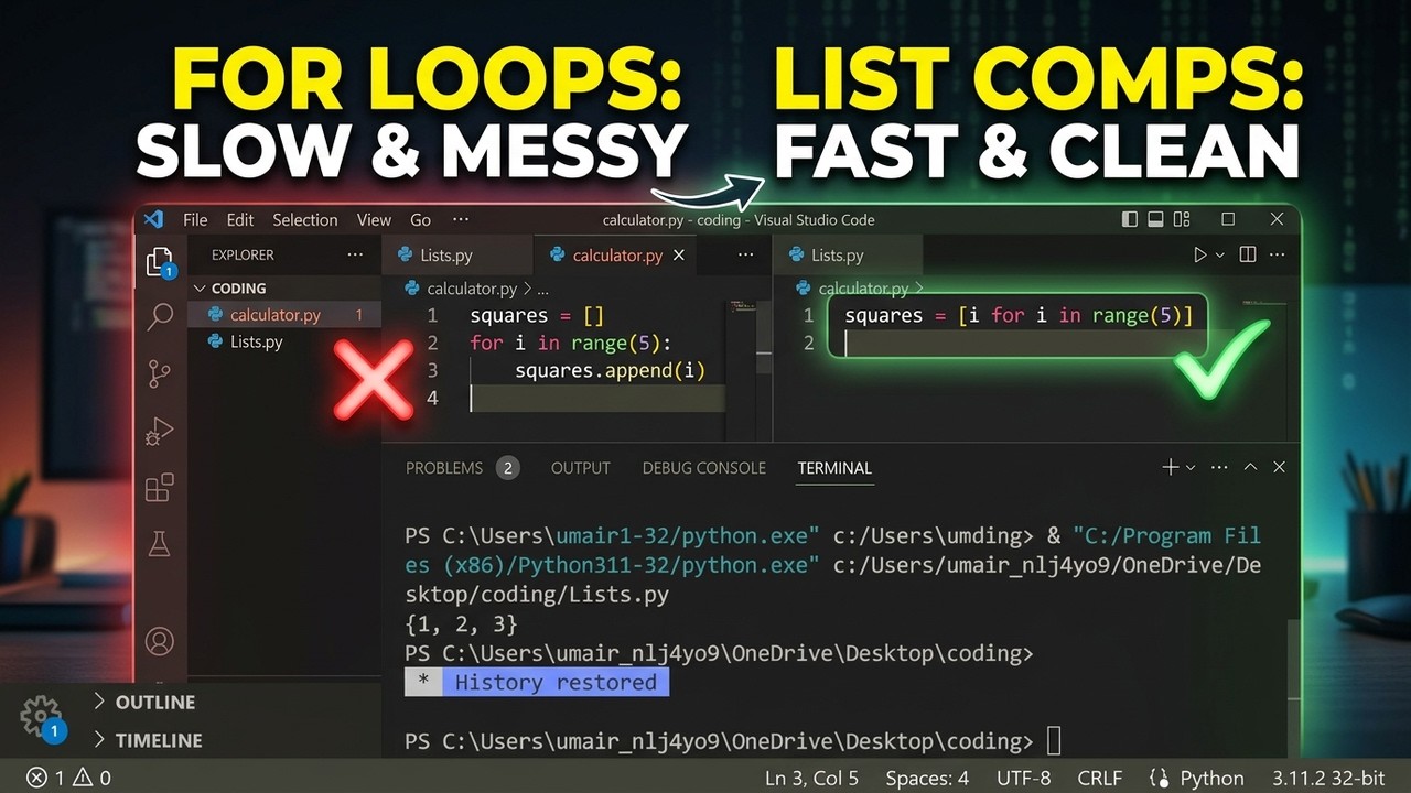 Stop Writing Python Loops Like This… (Use This Instead)