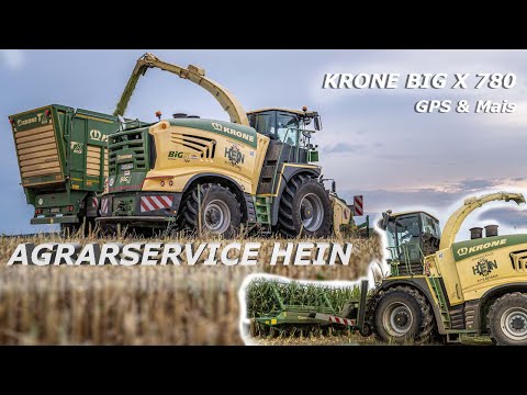Krone BIG X 780 | GPS und Mais Häckseln | Land und Technik TV