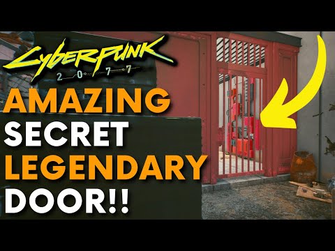 Cyberpunk 2077 - Amazing SECRET Legendary DOOR!! | Jacket, Weapons & More!