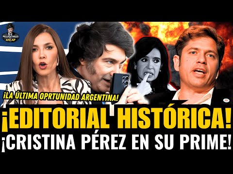 ¡CRISTINA PÉREZ DEJÓ a TODOS en SHOCK con LA MEJOR EDITORIAL de su VIDA!