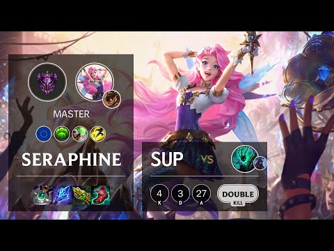 Seraphine Support vs Thresh - EUW Master Patch 11.15