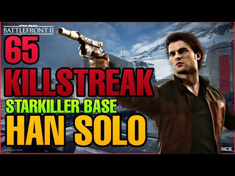 Han Solo 65 Killstreak/Gameplay - Star Wars Battlefront 2