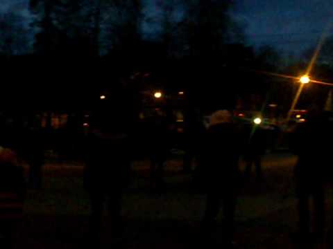 Белгородцы выстроились в очертания карты России