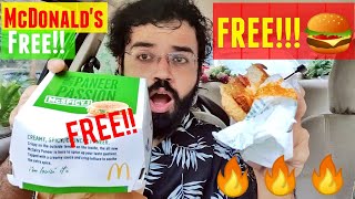 MCDONALDS FREE FOOD! How To Get Free Burgers Shake French Fries & Cookie Surprise! *IT WORKED* 2020