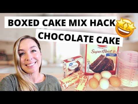 Pudding Cake Recipe ~ Cake Mix Hack