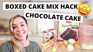 Pudding Cake Recipe ~ Cake Mix Hack