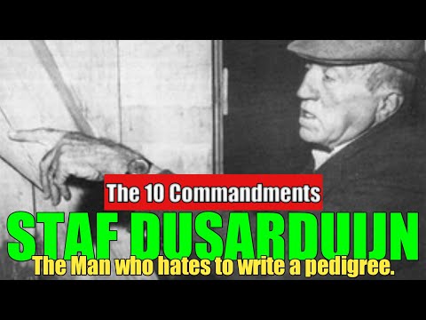 STAF DUSARDUIJN and his 10 Commandments in Pigeon Sport