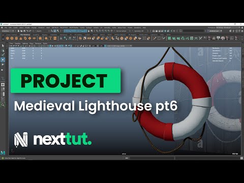 Maya Environment Modelling Tutorial Medieval Lighthouse Part 01