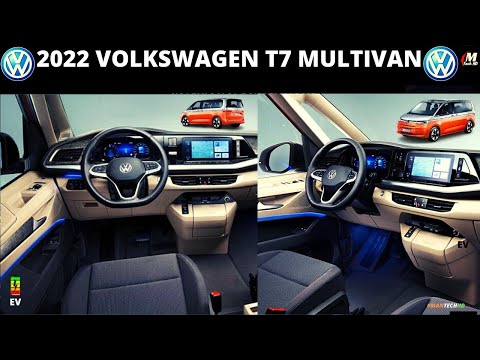 2022 Volkswagen T7 Multivan Interior - MQB platform, Volkswagen T7 Multivan eHybrid
