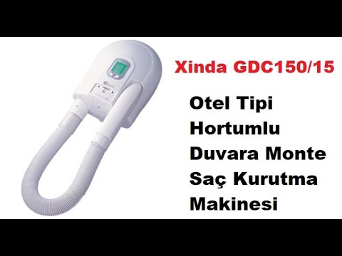 Xinda GDC 150-15 Otel Tipi Duvara Monte Hortumlu Saç Kurutma Makinesi