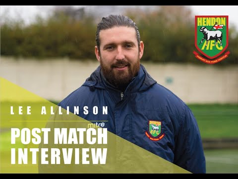 Lee Allinson post match v Chesham Utd