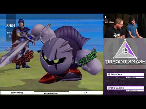 C# (Meta Knight) vs Ravenking (Marth) - Tripoint Smash #21 PM Winners Quarters