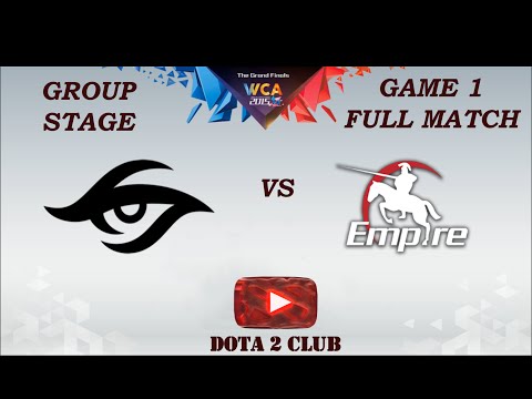 Secret vs Empire | World Cyber Arena (WCA) 2015 Group Stage | Game 1 Full Match